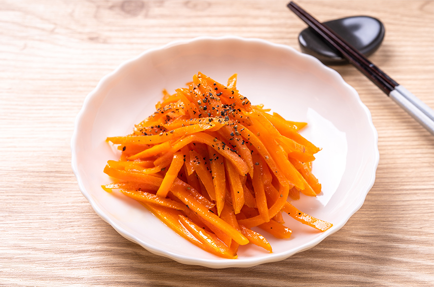 【おすすめの食べ方】にんじんの炒め物