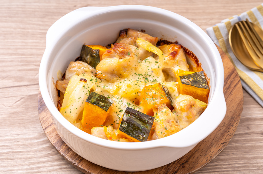 【おすすめの食べ方】かぼちゃのグラタン