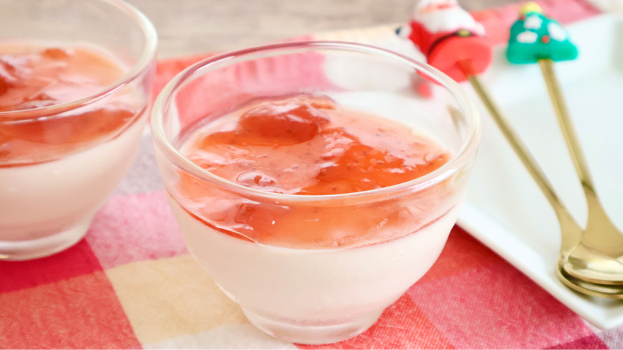 イチゴパンナコッタ