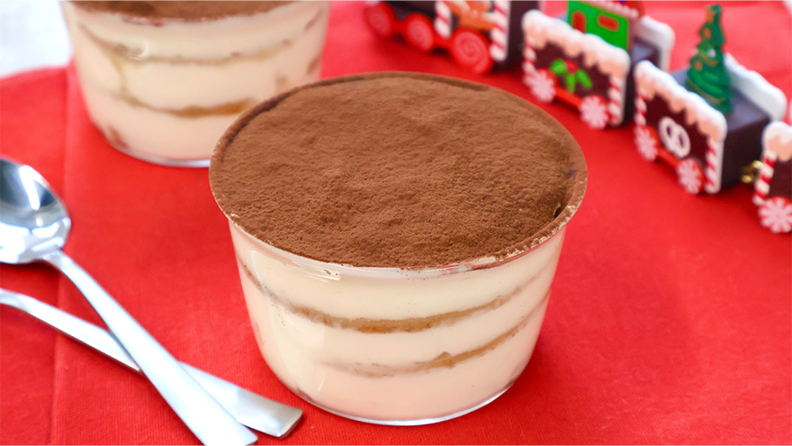 なめらか豆腐のティラミス風