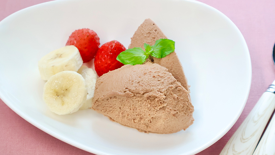 ビターチョコの大人ムース