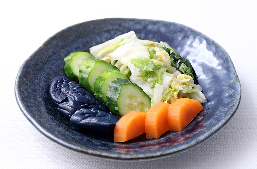 白菜を含む野菜の浅漬け