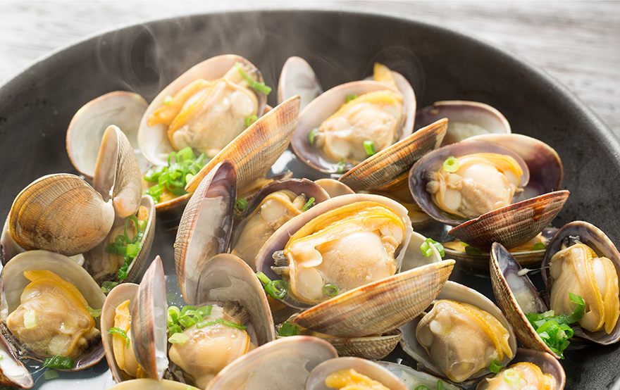 あさりの蒸し煮