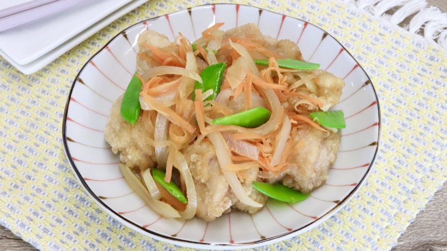 春野菜たっぷり鶏の南蛮漬け