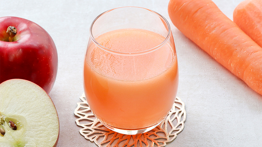 りんごとにんじんのオリゴ糖ジュース