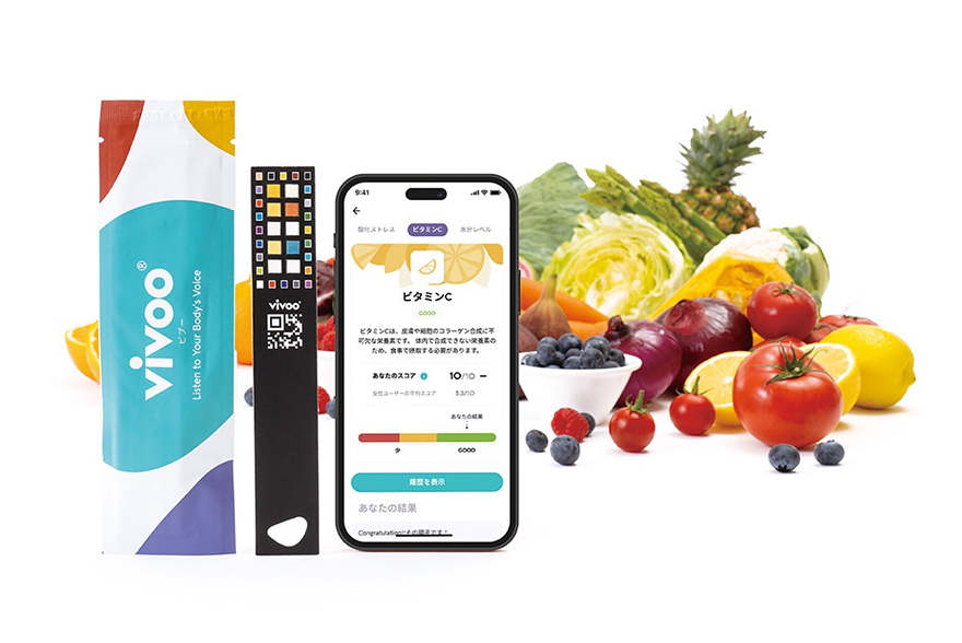 Vivooと新鮮な野菜や果物
