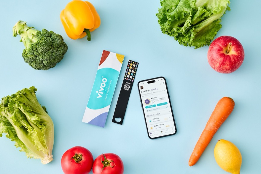 Vivooストリップ（試験紙）とアプリと野菜