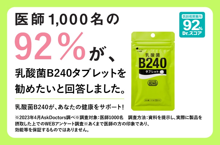 乳酸菌B240タブレット 1袋 ※メール便 | 【大塚製薬の公式通販 