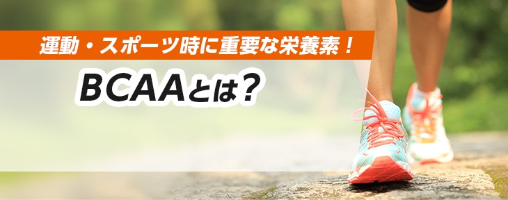 運動・スポーツ時に重要な栄養素!BCAAとは?
