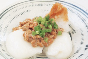大会前の朝食におすすめの簡単レシピ「納豆からみ餅」