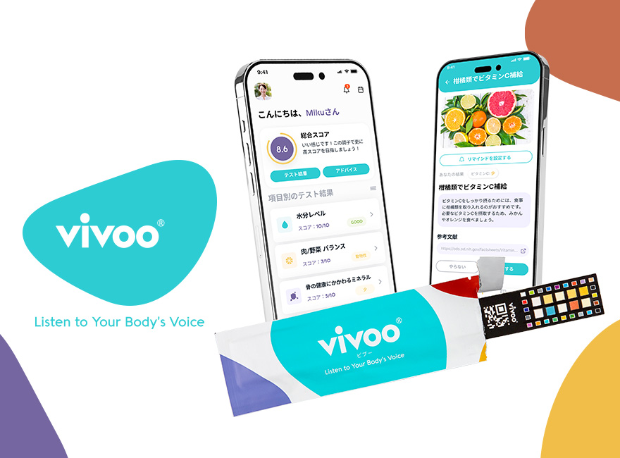 Vivoo（ビブー）とストリップ（試験紙）